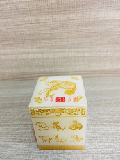 Ювелирный камень 特价 生肖虎年宝玺玉玺 700克白玉版 五虎图宝玺