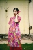Không có cây nho không liên kết [Fucai] cải thiện cheongsam Trung Quốc bông retro đầm raglan tay áo tấm cổ áo khóa Xia Xin áo cưới váy đầm
