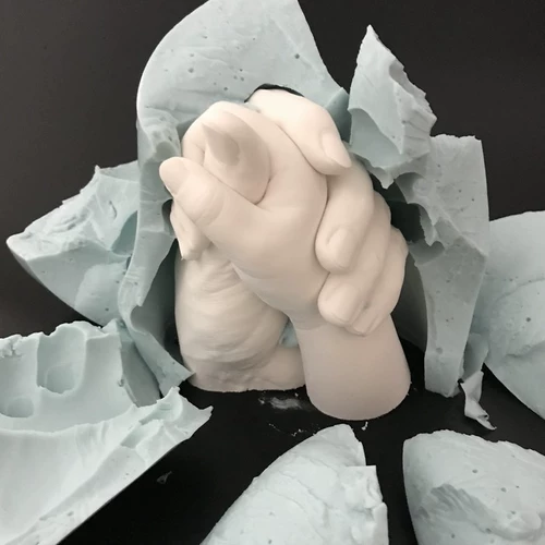 Модель рук для влюбленных, маска для рук, детские отпечатки рук, «сделай сам»