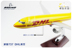 Boeing 737DHL DHL express 32 cm mô phỏng máy bay mô hình express hậu cần hàng không tĩnh máy bay mô hình đồ trang trí xe tăng mô hình Chế độ tĩnh