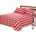 Kẻ sọc cũ thô vải khăn trải giường giường đôi duy nhất khăn trải giường mảnh duy nhất sinh đôi duy nhất 1.5 1.8 Khăn trải giường