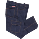 Джинсовые штаны для работы, износостойкая униформа медсестры, осенние джинсы с начесом, защита от ожогов