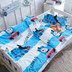 Bé mẫu giáo quilt ba mảnh nap được đập vỡ vào vườn giường trẻ em mẫu giáo quilt sáu bộ cotton Bộ đồ giường trẻ em