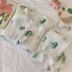 Quần áo giam giữ mùa hè cotton mỏng gạc đôi sau khi cho con bú phụ nữ mang thai đồ ngủ hai mảnh quần áo cho con bú tại nhà - Giải trí mặc / Mum mặc