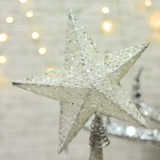 Рождественская железная башня рождественская елка с тремя вещами флэш -цветок последовательно