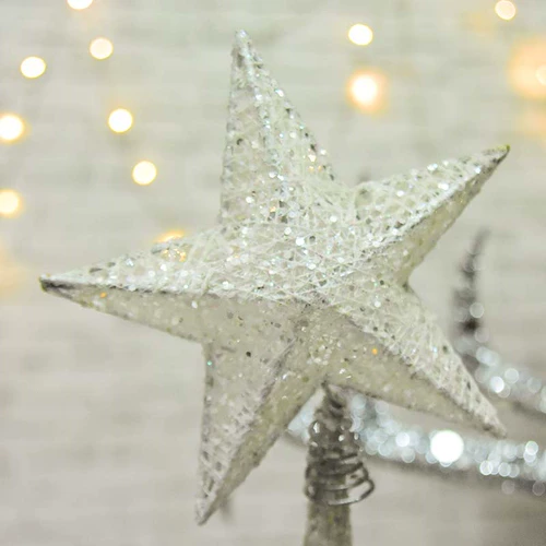 Рождественская железная башня рождественская елка с тремя вещами флэш -цветок последовательно