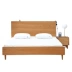 Cũ trâu giường gỗ Bắc Âu hiện đại nhỏ gọn kiểu Nhật 1,8 1,5 off-trắng sồi đăng Cherry đúp - Giường Giường