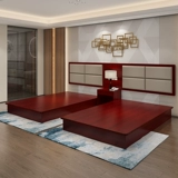 Отель и отель мебель спальня кровать полная набор индивидуальной простоты, Modern Express Hotel House 1,2 1,5 метра кровать