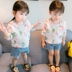 Nữ bé 2018 phim hoạt hình áo khoác cô gái thời trang nước ngoài khí chống mite quần áo 1-2-3-4 tuổi Hàn Quốc phiên bản của mùa hè mới sóng Áo khoác
