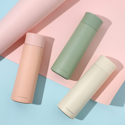 保温杯女 拧盖式时尚高档保温杯女ins原宿风便携简约水杯泡茶学生