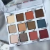 Giá rẻ thay thế ins siêu lửa đá cẩm thạch eyeshadow tray 12 màu matte pearlescent trái đất màu bí ngô màu net red eye shadow