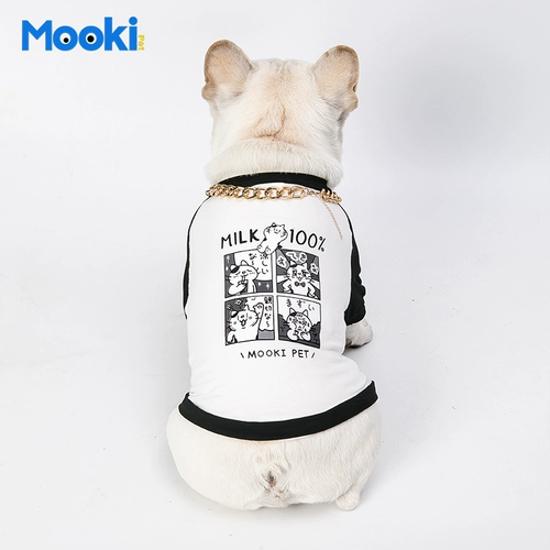 Mookipet Xmilk Co -Brice Dogs и кошачья одежда Thin Spring Charision Blue Cat Tide Brand Lummer New New