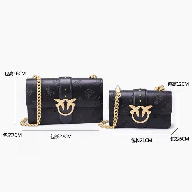 Size Comparison2021 new pattern quality goods Purchasing agent PINKO Swallow bag Pingao Dionysus Female bag One shoulder Messenger Chain package Official website