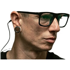 велоочки alba anvma黑框超轻休闲骑行眼镜 防晒抗紫外线跑步运动太阳镜19g