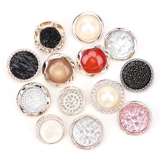 Мода универсальные жемчужные пуговицы Цветные пластиковые круглые пальто