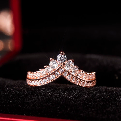 Платиновое импортное золотое универсальное кольцо, платина 950 пробы, США, розовое золото, серебро 925 пробы