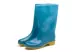 3517 giày ống đi mưa nữ bảo hiểm lao động nữ ống mưa làm việc chống trượt đáy giày chống trượt cộng với giày nước nhung - Rainshoes Rainshoes