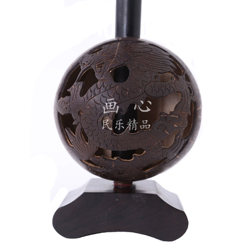Tankan Dragon Scoop Boat High -Grade Dragon Board Hushu Select Coconut Shell Профессиональная производительность Banhu музыкальный инструмент Специальная бесплатная доставка