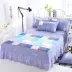 Bông bedspread giường váy một mảnh khăn trải giường bảo vệ tay áo lá sen ren nhóm giường đôi 1,8 m 2.0m mùa hè - Váy Petti giường váy Váy Petti