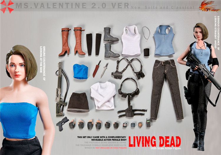 The Total Pre-sale Price Of C Is 830 YuanPre sale HotHeart1 / 6FD009 Zombies Female killer 2.0 Movable Female soldier image