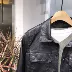 Zyz Nhật Bản mùa thu Mỹ dụng cụ áo khoác da in xu hướng retro nhiều túi áo khoác da hoang dã giản dị - Quần áo lông thú