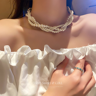 taobao agent Advanced necklace, retro chain for key bag , demi-season accessory, high-quality style, light luxury style