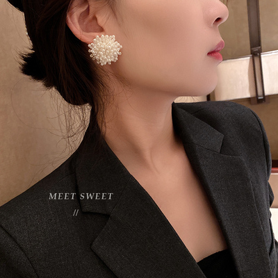 taobao agent Advanced fashionable earrings, high-quality style, 2023 collection, city style, internet celebrity