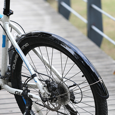 Крыло для велосипеда giant/捷安特自行车泥除山地车铝塑全包式加长挡泥板铝合金货架