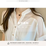 Летняя рубашка, модный топ, короткий рукав, V-образный вырез, свободный крой, в западном стиле