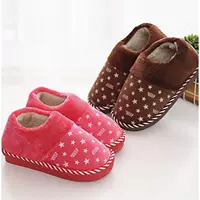 Giày dép cotton mới với mùa đông đôi nam nữ và giày chống trượt dày trong nhà sandal nữ