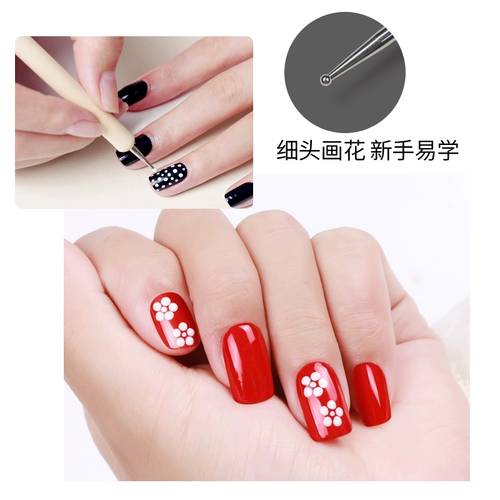 Деревянная ручка для маникюра из нержавеющей стали, лайнер со шнуром, ручки для рисования