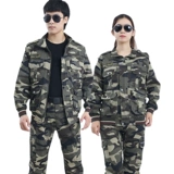 Хлопковый осенний эластичный камуфляжный износостойкий комбинезон, увеличенная толщина, защита от ожогов