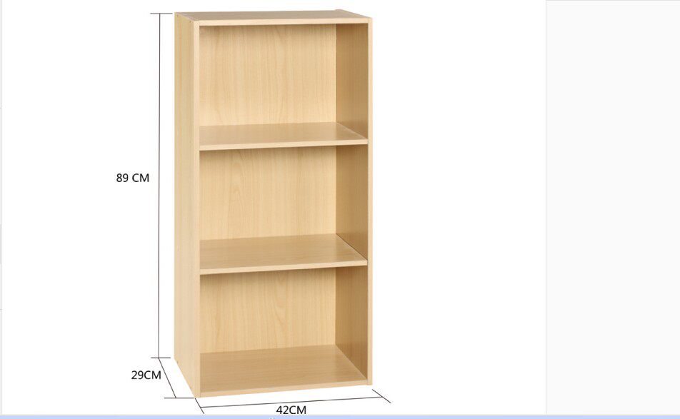 空间大师三层储物柜|三格书柜|置物柜|书架收纳柜小柜子简易包邮