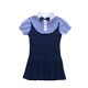 CUHK Dịch vụ lớp học cho trẻ em Phong cách Anh 2020 Đồng phục vườn mới Cô gái ăn mặc Đồng phục học sinh Thanh thiếu niên Áo sơ mi ngắn tay Bộ - Đồng phục trường học / tùy chỉnh thực hiện