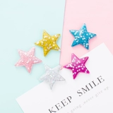 DIY смола украшения аксессуары флэш порошок пентаграммы крем -крем -крем мобильный телефон оболочка красота