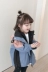 Mùa xuân 2020 áo khoác trẻ em mới cho trẻ em Ngựa con Quần áo trẻ em Hàn Quốc màu sắc phù hợp với áo gió trùm đầu Andes - Áo khoác