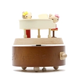 Джинкард Тайвань дизайн музыкальная коробка Hellokitty Piano Christmas Lover Newgeding Kids's Gitled