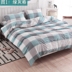 Đôi bông twill chăn đơn mảnh nhà dệt bông chăn sinh viên độc thân bìa custom-made bông nệm - Quilt Covers giá chăn điện hàn quốc Quilt Covers