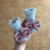 Hàn Quốc nguyên bản bột nơ bé mùa hè mỏng mảnh cotton vớ bé miệng rộng ren vớ vớ tiệc - Vớ Vớ