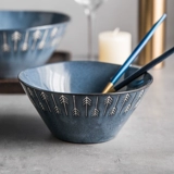 Керамическая скандинавская посуда домашнего использования для школьников, модная супница