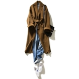 [DY1113824] Wang Freed High -End Cashmere Cashmere Cashmere Double -Syded, классический минималистский ветер для бани/тонкий пальто