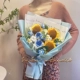 Sunflower Blue Rose Большой [Продукты] Размер