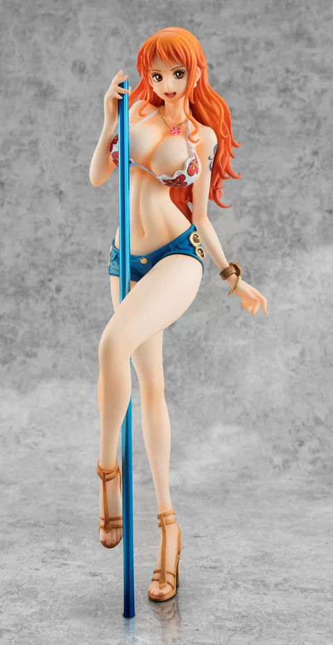 Японская версия аниме One Piece POP Нами Песня и Танец BB Стальной Трубный Танец Водный Купальник Ручная Модель
