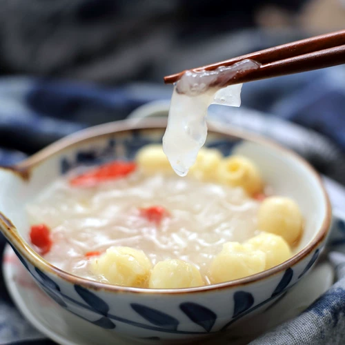 Материал кожи тремеллы Lotus Gutian Baimuer Snow Snow Snow Ear Non -Sugly Care Con -Sulfur Free Farm Farm Dry Capital