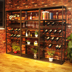 Zhengju retro Châu Âu rèn sắt giá rượu vang tủ rượu vang đỏ rượu vang lưu trữ hiển thị giá rack rượu thủy tinh giá - Kệ kệ sắt treo tường Kệ