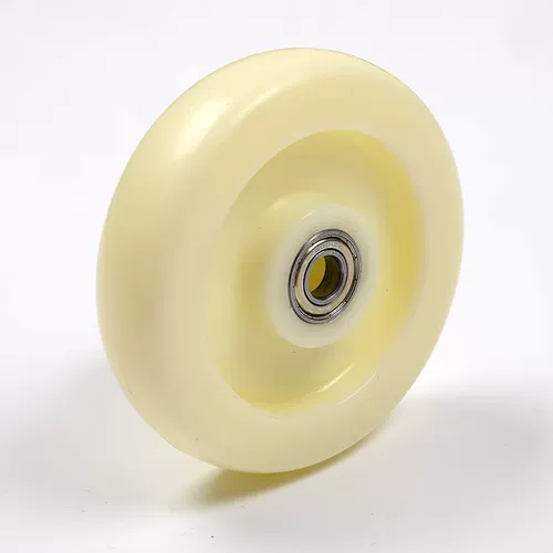 Фоновые колеса белое нейлоновое одно колесное колесо 2 -3 -дюймовое золотое бриллиант