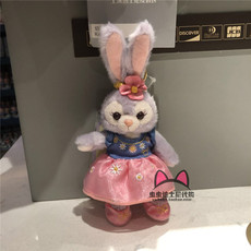 Брелок 上海迪士尼国内代购牛仔达菲星黛露雪梨玫卡通动漫毛绒钥匙扣挂件