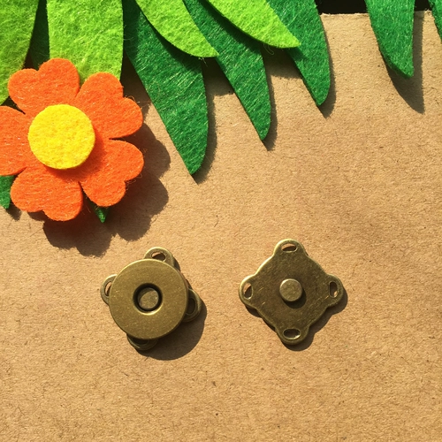 Ткань ручной работы DIY Dark Button Dark Button Magnetic Bulf