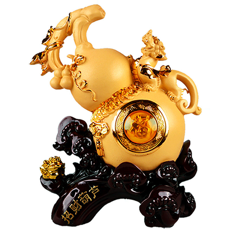 招财葫芦貔貅金蟾摆件 风水镇宅辟邪 店铺乔迁开业送礼工艺品皮丘