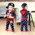 Quần áo nam kho báu trẻ em mùa thu đẹp trai phù hợp với bé trai 3 tuổi 1 em bé 0 quần áo thể thao 2 mùa xuân và mùa thu phiên bản Hàn Quốc của thủy triều
